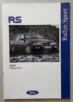 £14.99 • Buy Ford RS Range Brochure 1991 - Fiesta RS Turbo  Sierra RS Cosworth 4x4