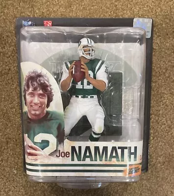 🏈 McFarlane NFL Legends Joe Namath New York Jets Sportspicks Debut NEW • $29.99