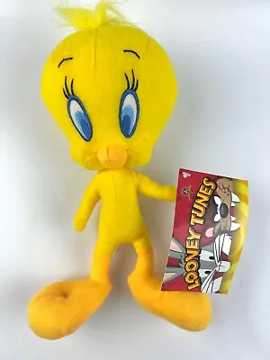 Warner Bros WB Looney Tunes 10  Tweety Bird Plush Stuffed Toy Factory 2016 • $16.50