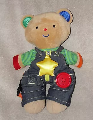 Melissa & Doug K's Kids Bear Teddy Wear Plush Learn To Dress Doll Soft Toy • $18