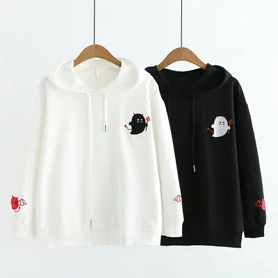 Women Girl Kawaii Hoodie Sweatshirt Top Japanese Harajuku Demon Punk Gothic Cute • $52.88