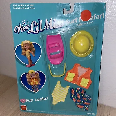 RARE Mattel Wee Lil Miss Doll Safari Outfit #8403 NRFP Mint ~ Vintage 1988 • $26.26