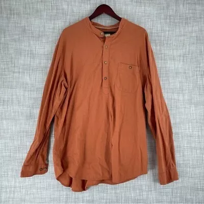 The Territory Ahead Long Sleeve Shirt Mens Size XXL Orange Pullover 2700 • $25