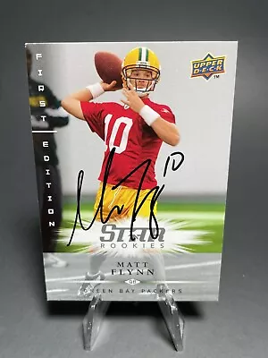 2008 Upper Deck First Edition Authentic On Card Auto Matt Flynn #180 Rookie RC • $9.97