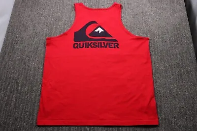 Quiksilver Surfer Skater Streetwear Graphic Tank Top Shirt Pullover Men's 2XL • $26.77