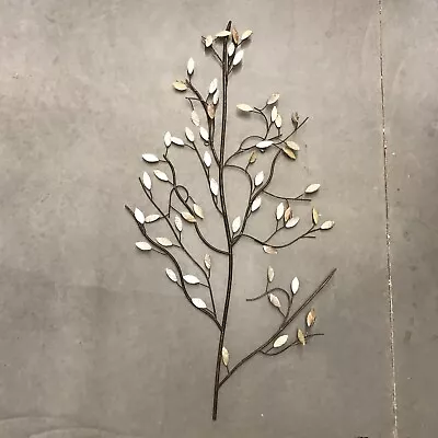Wall Decor Tree Branch Metal & Mother Of Pearl Large 47 X 24 • $48