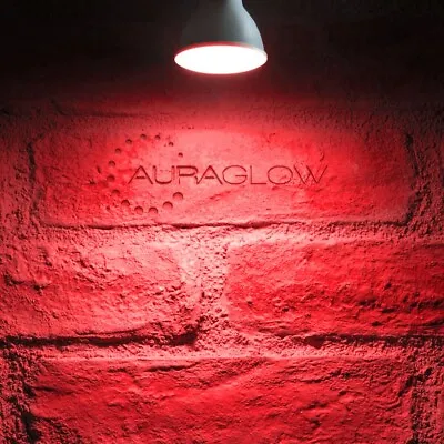 Auraglow LED Coloured GU10 Spotlight Light Bulb - RED • £14.99