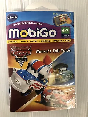 Disney Pixar Cars Toon Mater’s Tall Tales & Touch & Learn Game Pack Mobigo Lot • $12.80