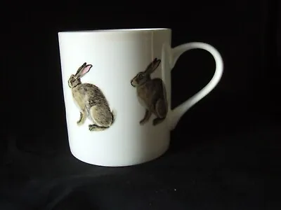 Orchard Designs Tabletop Collection Bone China Mug Hares Rabbits • £2.99