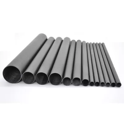 42mm OD X 40mm ID X Length 500mm Carbon Fiber Tube 3K  Matt Roll Wrapped 42*40 • £85.19