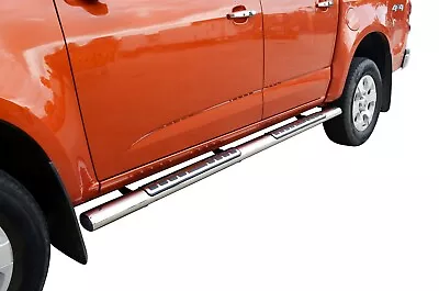 S/S 304 Running Side Step Bar Board For Holden Colorado RG 2012-21 Dual Cab • $209.97