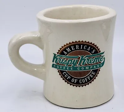 Vintage Krispy Kreme Coffee Company Logo Diner Cup Mug 8 Oz • $18