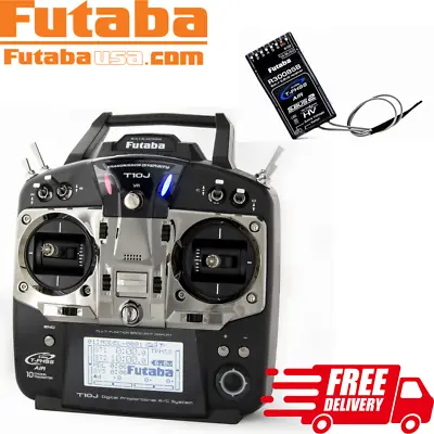 Futaba T10JA 2.4GHz T-FHSS RC Airplane Spec Radio System & R3008SB Receiver • $429.99