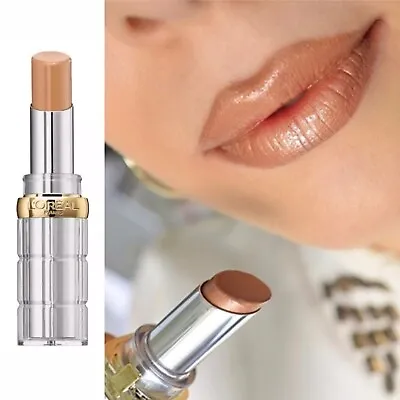 £4.99 • Buy L'Oreal Beige Nude Lipstick Natural Color Riche Shine 659 Blow Your Glow New