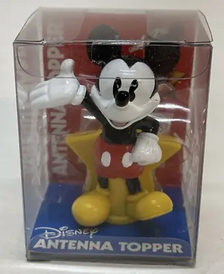 Disney Mickey Mouse Star Car Antenna Topper Full Body New In Box W/ Cord • $14.99