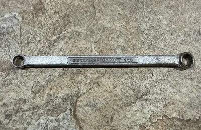 Craftsman Box Wrench 3/8  7/16  V 43922 Vintage Made In USA • $11.24