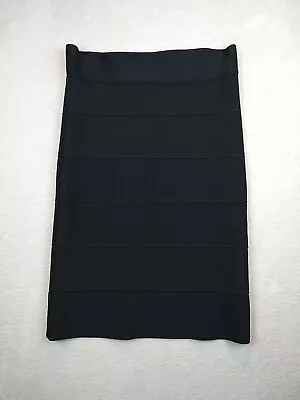 BCBG Max Azria Alexa Bodycon Bandage Pencil Skirt Women's Medium Black • $21