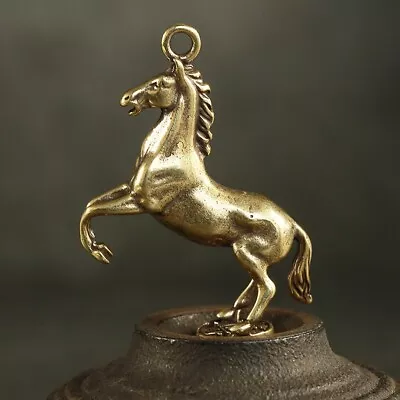Suitable Supply Mini Brass Ornaments Vintage Home Decoration Horse Office • $19.87