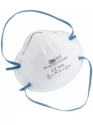 3M 8810 FFP2 Dust Mask Respirator Fine Dusts Mists NR D  - 1x Mask Expiry 2026 • £2.50