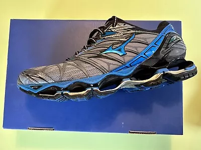 Mizuno Wave Prophecy 7 Running Shoes. Grey/Blue. Mens 8. NIB. • $119