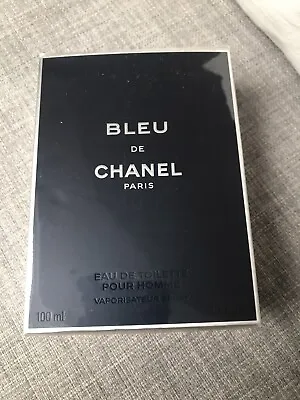 Bleu De Chanel - Eau De Parfum Paris Pour Homme 100ML Bottle NEW SEALED Perfume • £92.50