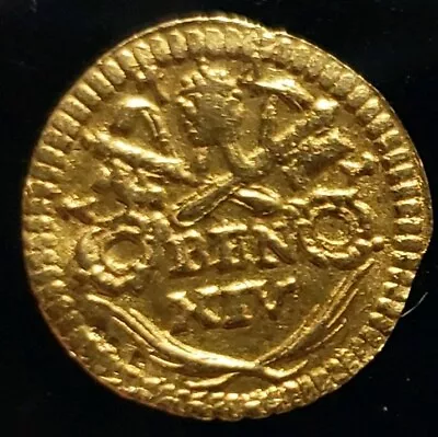  1714 1/2 Scudo Gold .Romano Saint Peter. Vatican Papal State. Very Rare  • $949.99