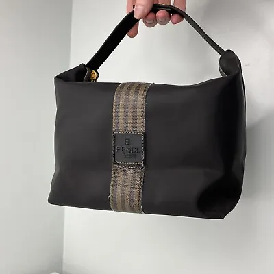 Vintage Fendi Black Pouch Bag • $150