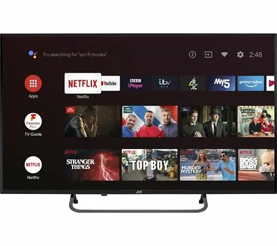 £179.99 • Buy JVC LT-40CA790 Android TV 40  Smart Full HD LED TV With Google Assistant