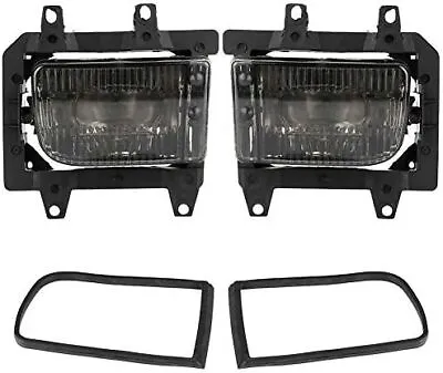 Black Smoked Fog Lights SET For BMW 3 Series E30 87-93 Facelift • $151.36