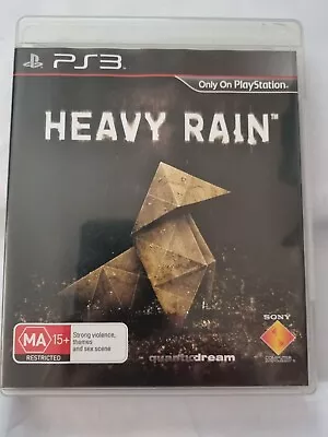 Heavy Rain PS3 Region 4 Game + Manual • $7