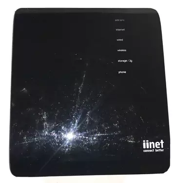 IiNet ADSL BoBLite Wireless 4 Port VOIP Modem GL411 • $17.99