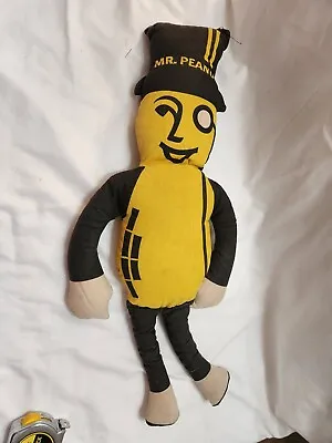 Vintage PLANTERS MR PEANUT Plush Pillow Advertising Doll 1960 S • $20.20