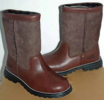 NIB Women's UGG Australia Brown Brooks Boots Size 5 • $179.99