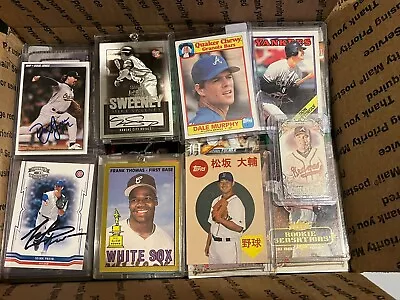 MLB 70’s-2023 Card USPS Med. Flat Rate Box Lot Rookies Autos And More • $15.31