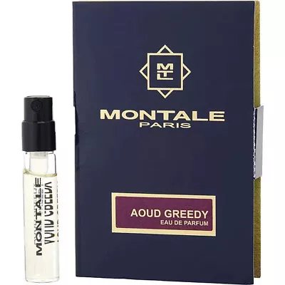 Montale Aoud Greedy Eau De Parfum Spray Vial SAMPLE • $7.95