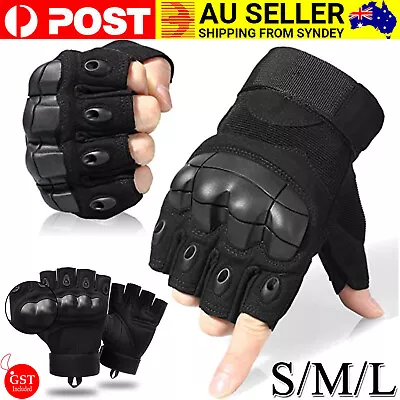 Military Tactical Glove Winter Full Finger Fingerless Gloves Army Combat Hunting • $13.98