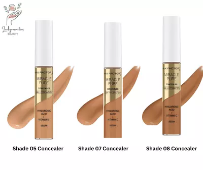 Max Factor Miracle Pure Concealer With Vitamin C And Hyaluronic Acid Shade 085 • £6.99