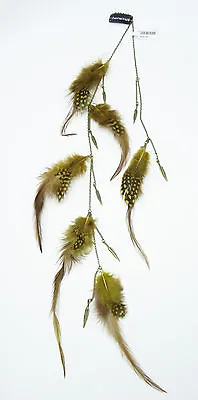 New Hippie Genuine Feather Hair Extension Hair Clip  By Free People #H0005 • $5.99