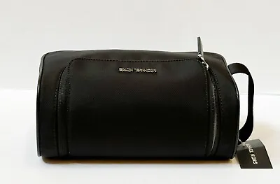 Michael Kors Kent Large Top Zip Toiletry Kit Cosmetic Travel Pouch Black • $89.80