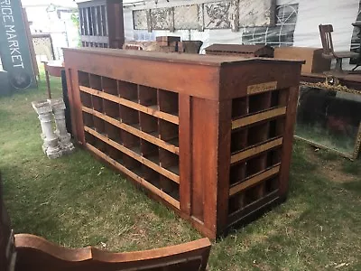 $3195 • Buy C1890 Antique OAK Hardware Store Counter VA Origin 97  X 46  X 33.25  Slant Top