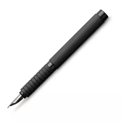 Faber-Castell Essentio Fountain Pen In Aluminum Black - Extra Fine Point - NEW • $61.95