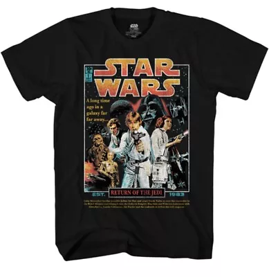 Star Wars: Return Of The Jedi  Movie Poster  Jersey T-Shirt - Large • $21.95