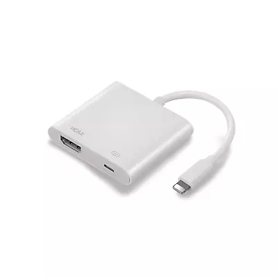 8 Pin To HDMI Digital TV AV Adapter Cable For IPad IPhone 7 8 X 11 12 13 • £8.95