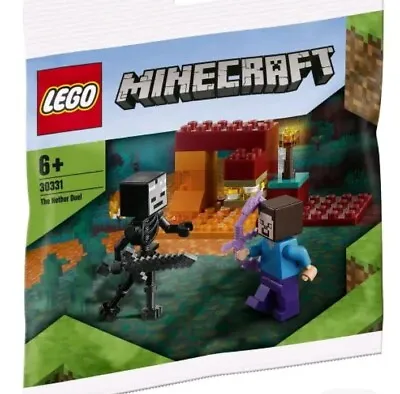 LEGO Minecraft Polybag 30331 The Nether Duel - 37 Pcs • $9.99