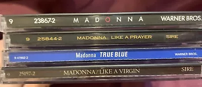 Madonna Lot Of 4 CDs - Madonna Like A Virgin True Blue & Like A Prayer • $21