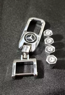 Mercedes Zinc Alloy Luxury High Quality Keychain W Logo Value Stems FOB • $14.47