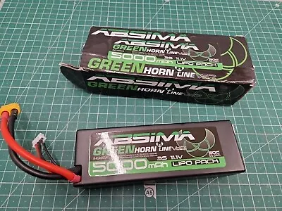 Absima Greenhorn Line V2 50C 5000mAh LiPo RC Battery 4140011 • £29.99