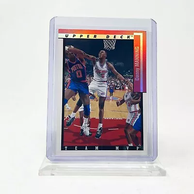 Danny Manning - 1993 Upper Deck - Team MVP Insert - Los Angeles Clippers • $3.50