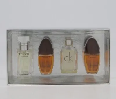 CALVIN KLEIN MINI X4 EDP Gift Set Box 4x 15ml Obsession One Eternity Rrp£45 • £32.99