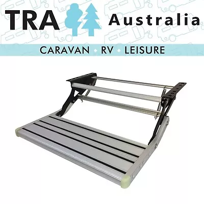 Caravan Step Single Aluminium Pull Out - Rv Parts Accessories Steps Fan • $142.86